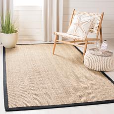 Safavieh Natural Fiber Casey 6' x 9' Seagrass Area Rug - Black  