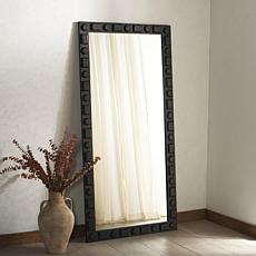 Safavieh Odette 31" Black MDF and Veneer Mirror