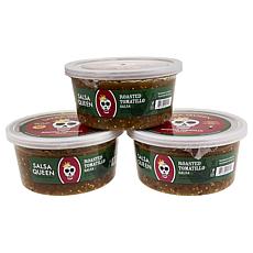 Salsa Queen 3-pack 12 oz. Roasted Tomatillo Salsa