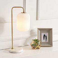 Santina 20" Gold and White Table Lamp