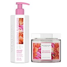 ScentWorx by Slatkin + Co. Blushing Blossom Candle & Hand Soap Set