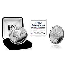Seahawks Super Bowl LX Champions Commemorative Silver Coin 39mm