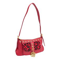 Sharif Legacy Genuine Leather Exotic Hair Calf Crossbody