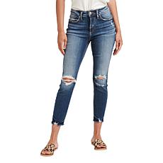 Silver Jeans Co. Avery High Rise Skinny Crop Jeans