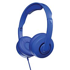 Skullcandy Cassette Junior Wired Over-Ear Headphones w/Mic - Blue