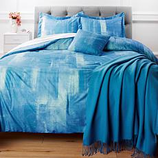 South Street Loft Bedding Set with Pillow and Faux Cashmere Throw