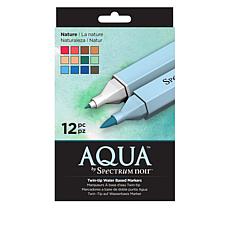 Spectrum Noir Aqua Water-Based Markers 12-pack