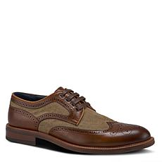 Spring Step Men's Downtown Leather Lace-Up Wingtip Shoe