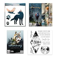 Stamps By Me Great Outdoors Exploring Theme 54-piece Kit