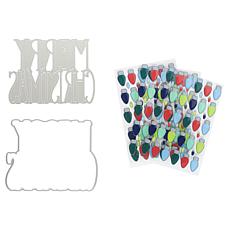 Stamps of Life Christmas A2 Card Die Set