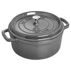 Staub 4-Quart Cast Iron Round Cocotte in Matte Colors