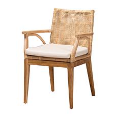 Storsel Tropical Teak & Rattan Dining Chair