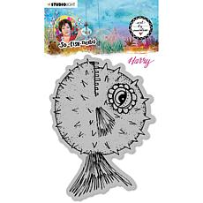 Studio Light ABM Cling Stamp Harry (Blowfish) So-Fish-Ticated nr.15