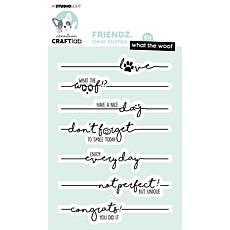 Studio Light CCL Clear Stamp Best Pal Friendz 105x148x4mm 1 PC nr.167