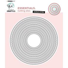 Studio Light CCL Cutting Die Nesting Circles Essentials 12 PC nr.415