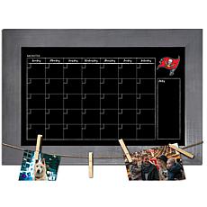 Tampa Bay Buccaneers Monthly Chalkboard with frame & clothespins 11...