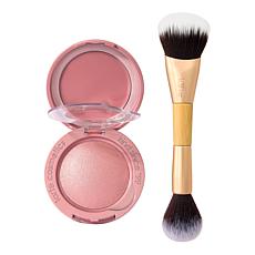 tarte Macaron Blush & Glow 2-in-1 Compact w/Dual End Application Brush