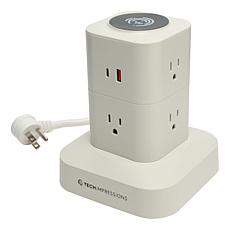Tech Impressions Spinning Charging Tower w/Surge Protection