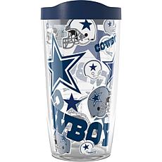 Dallas Cowboys 24 oz Rose Gold Finish Vacuum Insulated NFL Draft Tumbler