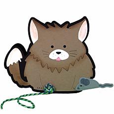 The Stamps of Life Cat Fluffy Animal Fold It Die Set
