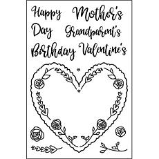 The Stamps of Life Floralheart2stamp