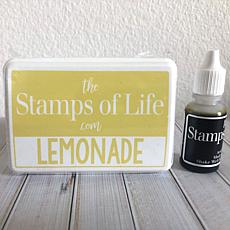 The Stamps of Life Ink Pad and Refill - Lemonade  