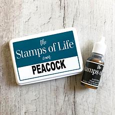 The Stamps of Life - Peacock Ink Pad and Refill
