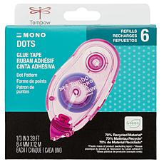Tombow MONO Adhesive Dots Refill Tape 6-Pack 