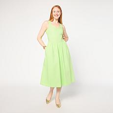 Tower Hill by Christie Brinkley Cotton Smocked Dress