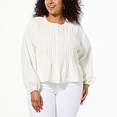 Tower Hill by Christie Brinkley Embroidered Lightweight Jacket