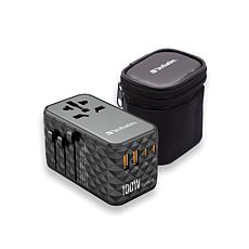 Verbatim UTA-06 Gan III Universal Travel Adapter 100W – USB-C, USB-A