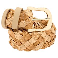 Vince Camuto Braided Straw-Inspired Belt