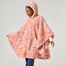 Warm & Cozy Sherpa Zip Angel Wrap