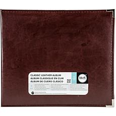 We R Classic Leather D-Ring Album 12X12 - Cinnamon