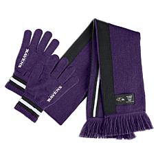 Baltimore Ravens WEAR by Erin Andrews Women's Contrast Sleeve