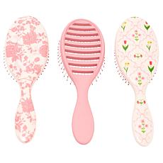 Wet Brush Ditsy Floral 3-piece Hair Brush Bundle