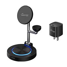 WFG Qi2 Certified Wireless Charging Station w/33W Travel Charger