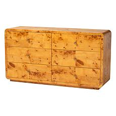 Wholesale Interiors bali and pari Netra Modern Burl Wood Dresser