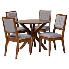 Wholesale Interiors Baxton Studio Mana Modern Wood 5-piece Dining Set