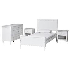 Wholesale Interiors Baxton Studio Roni White Twin Bedroom Set