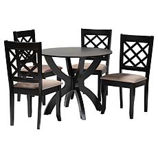 Wholesale Interiors Baxton Studio Savina Sand Dining Set