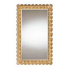 Wholesale Interiors Baxton Studio Vadim Antique Wood Frame Mirror