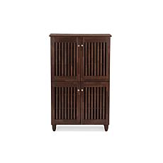 Wholesale Interiors Fernanda 4-Door Entryway Shoe Storage Cabinet