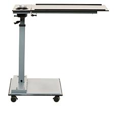 WiseLift Black Standing Desk/Overbed Table with USB Ports