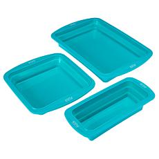 Wolfgang Puck 3-piece Silicone Collapsible Bakeware Set