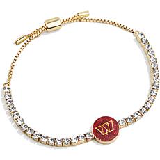 BaubleBar Gold Washington Commanders Pull-tie Tennis Bracelet