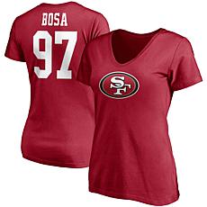 Women's Fanatics Nick Bosa Scarlet San Francisco 49ers Player Icon ...