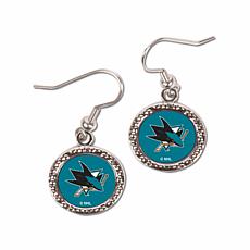 Women's San Jose Sharks WinCraft Round Dangle Earrings