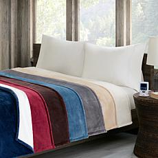 Woolrich Heated Plush-to-Berber Knitted Heated Blanket