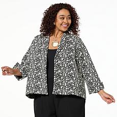 WynneCollection All-Occasion Jacquard Topper